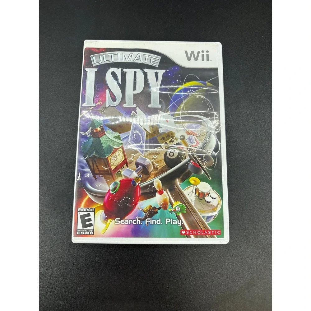 Ultimate I SPY Nintendo Wii Game Scholastic Search Find Play Complete CIB